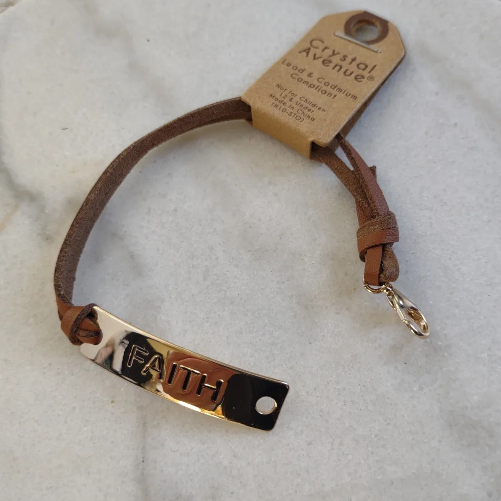 Rustic Faith bracelet